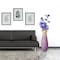 Uniquewise 24" Classic Bamboo Floor Vase Handmade, For Dining, Living Room, Entryway, Glossy Purple QI003242.S.PUR - alternate 2